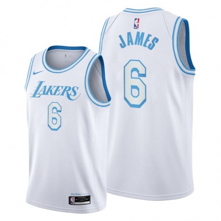 Dres Los Angeles Lakers LeBron James 6 Nike 2021-22 City Edition Swingman